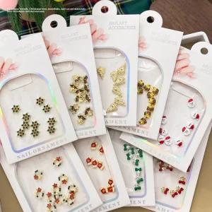 3d Nail Art Mixed Christmas Decoration 3d Nail Accessories for Beauty Salon