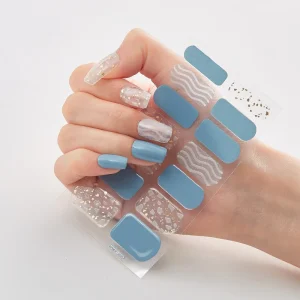 3d Patterned Nail Stickers Supply Nail Strips for Women Girls Beauty High Quality Foils Stickers for Nails