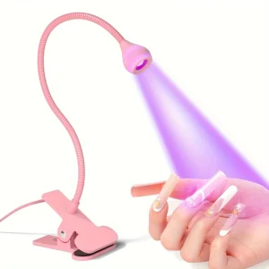 3w Mini Gel UV Nail Lamp Dry Quickly Mini Side Clip LED Desk Lamp DIY Nails Supplies Salon