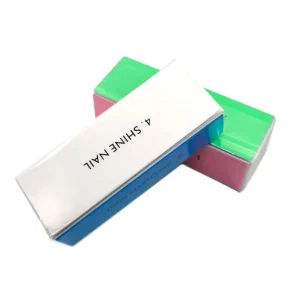 4 Side Edge Manicure Square Grit Disposable Rub Remover Finger Soft Mini Art Sponge Sanding Nail Buffer Polish Tools Block File
