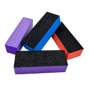 4 Side Salon Edge Emery Square Remover Rub Sandpaper Disposable Grit Mini Tools Nail Sponge Polish File Art Sanding Buffer Block