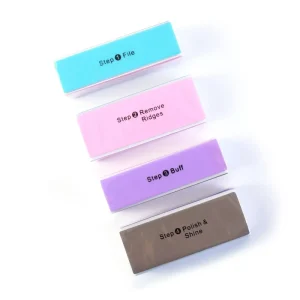 4 Sides Nail Buffer for Manicure Polishing Tools Nail Art File