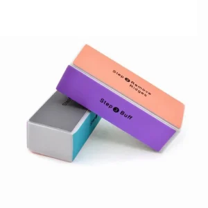 4 Way Colorful Nail Art Shiner Polisher Buffing Sanding Files Block Manicure Care