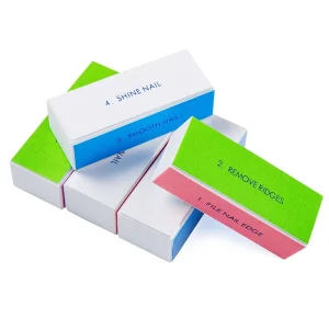 4 Way Nail File and Buffer Block Nail Shine Buffers Blocks Files Polisher