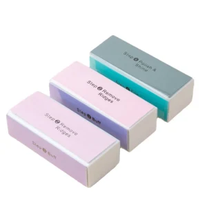 4 in 1 Nail Buffer Block Multifunctional 4 Sided Polishing Sponge for Salon Professional Manicure Tools