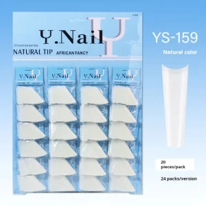 480-piece Set High-quality Nail Tips Nails Extend Natural Color Transparent Color ABS Material Customizable