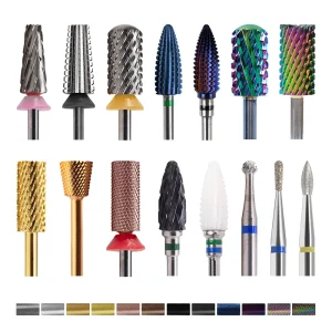 5 in 1 Nail Drill Bits Set Manicure Tool Pedicure Tungsten Steel Carbide 4xc Nail Bit Custom