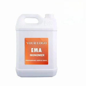 500ml 1000ml 1 Gallon Monomer Acrylic Powder Liquid Private Label OEM Fast Medium Dry Nail Acrylic Liquid Odorless Ema Monomer