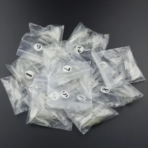 500pcs bag Half Cover Curved Nail Tips Potinted Well Nail Tips