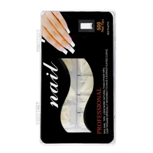 500pcs box Sharp Straight Nail Tips Triangle Stiletto Long Ballet Press on Full Cover Nail Tips Boxes