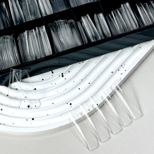 504 Pcs Bag Extended Nails Natural White Transparent Manicure Artificial Nail Art Acrylic XXL Square Nail Tips