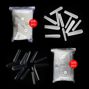 504pcs bag XXXL Ballerina Artificial Fingernails Full Cover Nail Tip