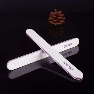 50PCS PACK Nail Files Double Sided Emery Board 100 180 Grit Washable Manicure Pedicure Grooming Tool Nail Buffer Block