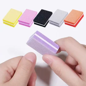 50pcs Double Sided Mini Buffing Sanding Files Block Pedicure Care Nail Art Buffer Polish Manicure Nail File Tools Nail Charm