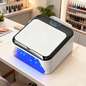 54W Cordless UV LED Nail Lamp with Hand Pillow for Gel Nails Rechargeable UV Light Professional Nail Dryer for Salon Home