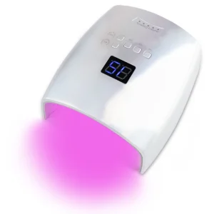 54W Gradient Rainbow Silver Cordless UV LED Nail Lamp Manicure Gel Polish with Customize Private LOGO