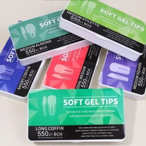550pcs box XL Soft Gel Nail Tips Extra Short Almonds Ballet Gel Tips Square for Acrylic Nails Gel Matte Press on Nails