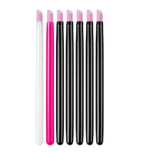 5Pcs Professional Multifunctional Pink Black White Nail Tools Exfoliating Polishing Pusher Nail Edge Grinding Stick