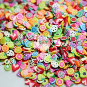 5mm Fruits Shape Christmas Halloween Sprinkles Polymer Clay Slices for Nail Slime Epoxy Resin Craft Diy