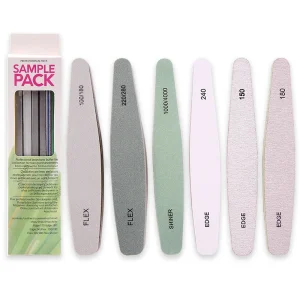 6 Nails Set Set Sponge Rub Strip Polishing Nail File Polishing Strip Manicure Care Tools Sand Strip for Nail Salon Diy