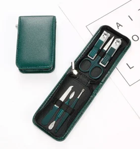 6 Pcs Stainless Steel Nail Clipper Professional Portable Remover Cutter Nipper Kits Manicure Set Box