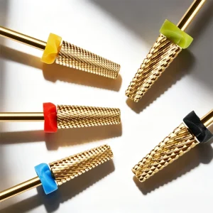 6.0mm Easy 5in1 Cross Cut Bits for Manicure Pedicure Gel Polishing Acrylic 2 Way Cuticle Carbide Bit Nail Drill