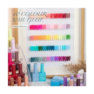 60 Colors Nail Gel Uv led Professional Salon Nails Polish Supplies Products Gel Polish Set Tpo Free Nail Glue Polish Set