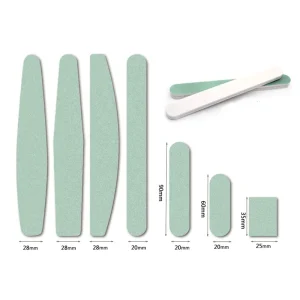 600 3000 Green White Shining Buffer Polish Buffing File Shiner Nail Shiny Buffs and Files 600 3000 Custom Logo