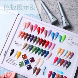 60pcs Colors Gel Nail Polish Set at Home Nail Art Salon 60 Color UV Gel