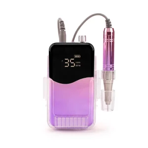 65W Rechargeable Coreless Pro Nail Drill Machine 35000 RPM Electric Manicure Salon Equipment Made of Plastic