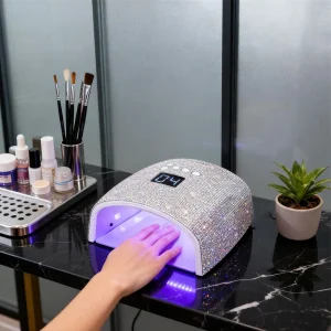 66W High Power UV LED Nail Dryer Gel Polish Lamp 3 Timers Automatic Sensor Plastic Nail Cure Lamps Drying