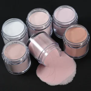 6pcs 10g Acrylic Powder Pink Clear White Acrylic Nails Professional Polymer for Nail Extension No Need Lamp Cure Nail Supplies