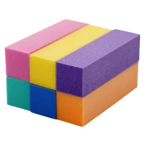 6pcs Nail File Buffer Manicure File Sponge for Sanding Buffing Nail Polishing Set Manicure Nail Accessories OEM