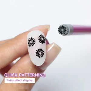 6pcs Nail Stamper Pen Set DIY Manicure Print Different Flower Nail Graffiti Tool Nail Art Stamper