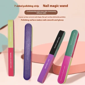 7 Way Steps Sponge Nail Buffer Multi functional Polisher Shiner Individually Wrapped Quality 7 Side Nail File Block