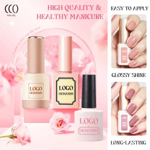 7.3ml Colorful Rubber UV Gel Pink Nude Nail Polish CE Certified Guangdong Origin for Salon
