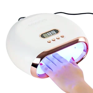 72W UV LED Nail Lamp Rechargeable Fast Curing Portable High Power Home Use for Gel Polish