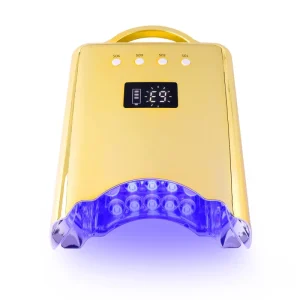 78W Wireless High Power Tech LED UV Nail Lamp Cordless Rechargeable Portable Nails Salon Use Large Space Manicure Pedicure