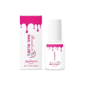 7ML Portable Clear Acrylic Nail Glue Liquid Easy to Use for Basic and Advanced Nail Art for Shops