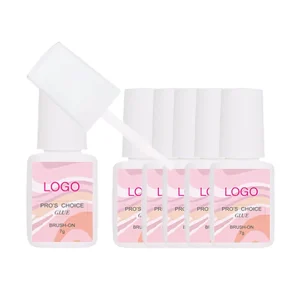 7g Nail Care Kit Top Coat Strong Art Waterproof Brush on Gel Tips Nail Glue for Tips