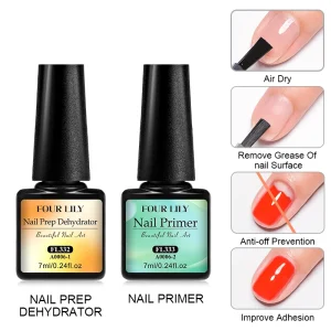 7ml Clear Transparent No Need the Light Nail Art Nail Primer and Nail Prep Dehydrator