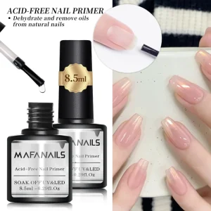 8.5ml Nail Prep Dehydrator & Acid Free Primer for Acrylic and Gel Nail Polish Fast Drying Superior Bonding Long Lasting