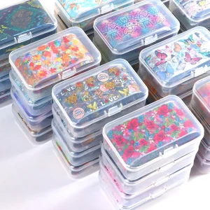 84 Designs 4x50cm Nail Foil Stickers Holographic Floral Butterfly Christmas Wraps Adhesive Decals Nail Art Nail Transfer Foil