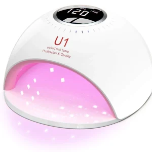 84W UV LED Nail Lamp for Gel Polish Suitable for Fingernails and Toenails Home and Beauty Salon U1