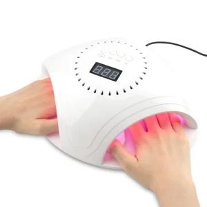 86W Two Hand Lamp Led Nails Infrared Nail Lamp with Built in Fan Nail Lamp UV LED Professional Use in Salon