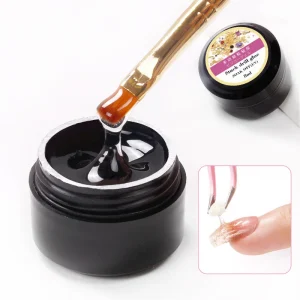 8ML Adhesive Glue Nail Art Gel for Rhinestones Decorations No Wipe Jewelry Strong Gel Top Coat DIY Manicure Accessories