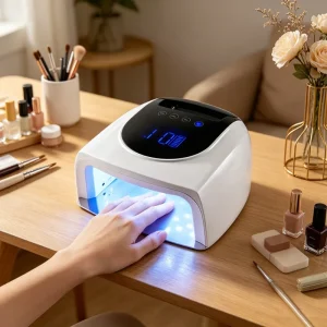 96W Rechargeable Cordless Gel Light Professional LED UV Nail Lamp Wireless Gel Nail Dryer Lamp for Nail Art Salon
