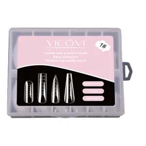 96pcs Per Set Fake Nails 4 Models Per Box Transparent Medium Long False Nails DIY Salon Manicure
