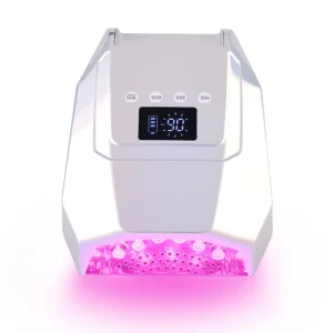 98W UV LED Nail Lamp Cordless Rechargeable Gel Dryer Machine Plated Silver Pink Cure Pro 98W UV LED Nail Lamp for Salon Use