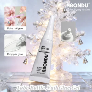 ABONDU High Quality Quick Dry Fake Nail Glue No UV Needed for Press on and Acrylic Nails
